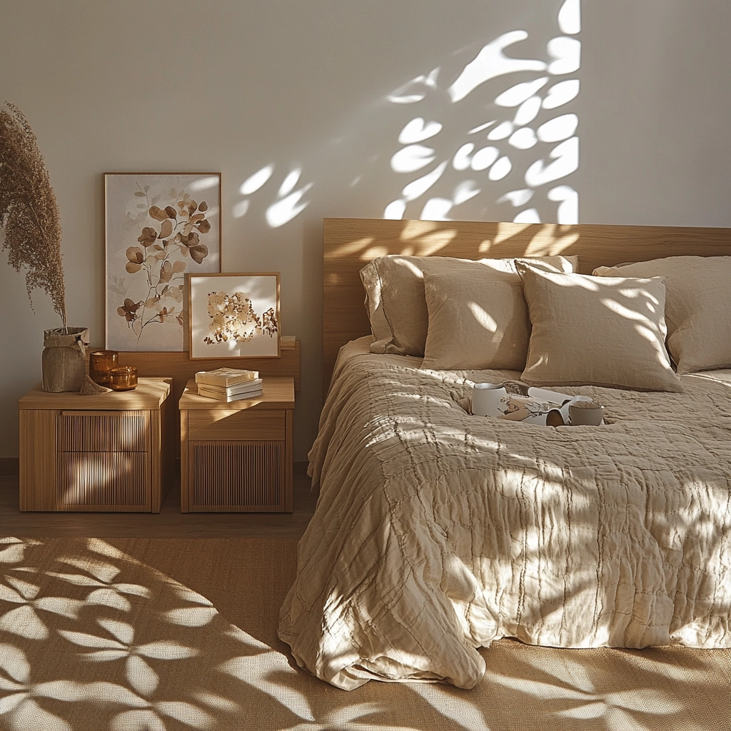 scandinavian farmhouse bedroom 16