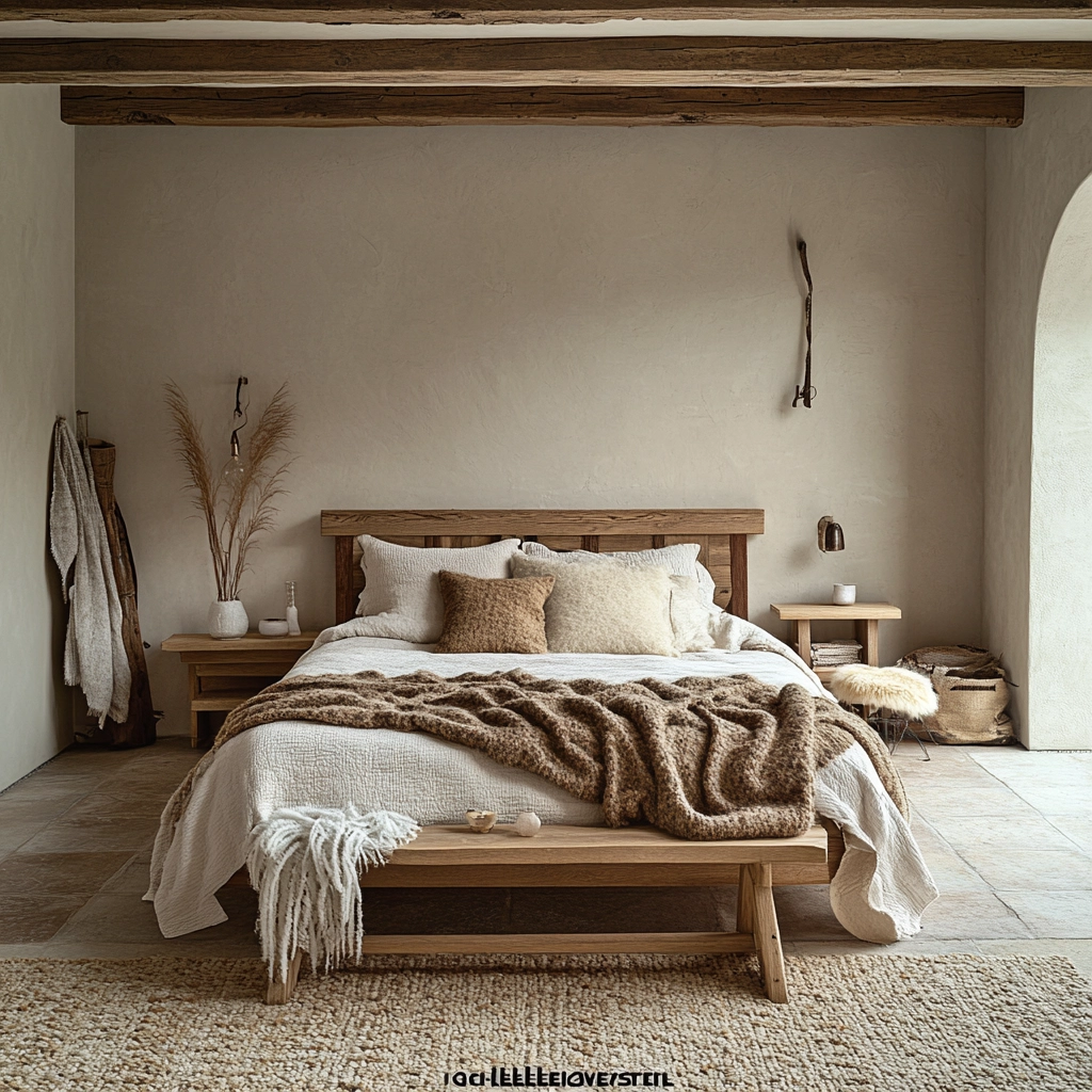 scandinavian farmhouse bedroom 20