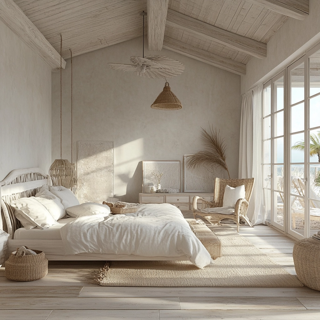 scandinavian farmhouse bedroom 21