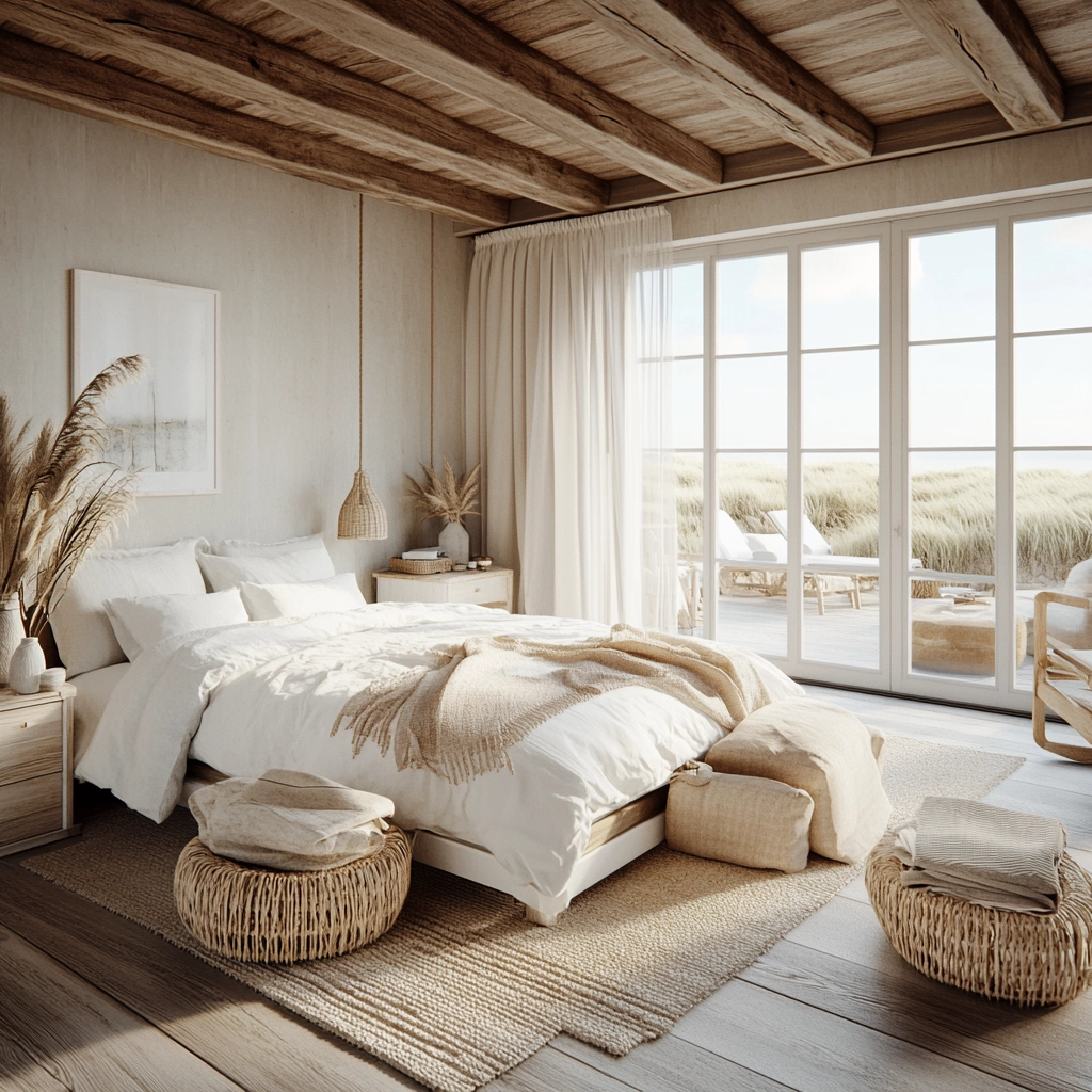scandinavian farmhouse bedroom 23