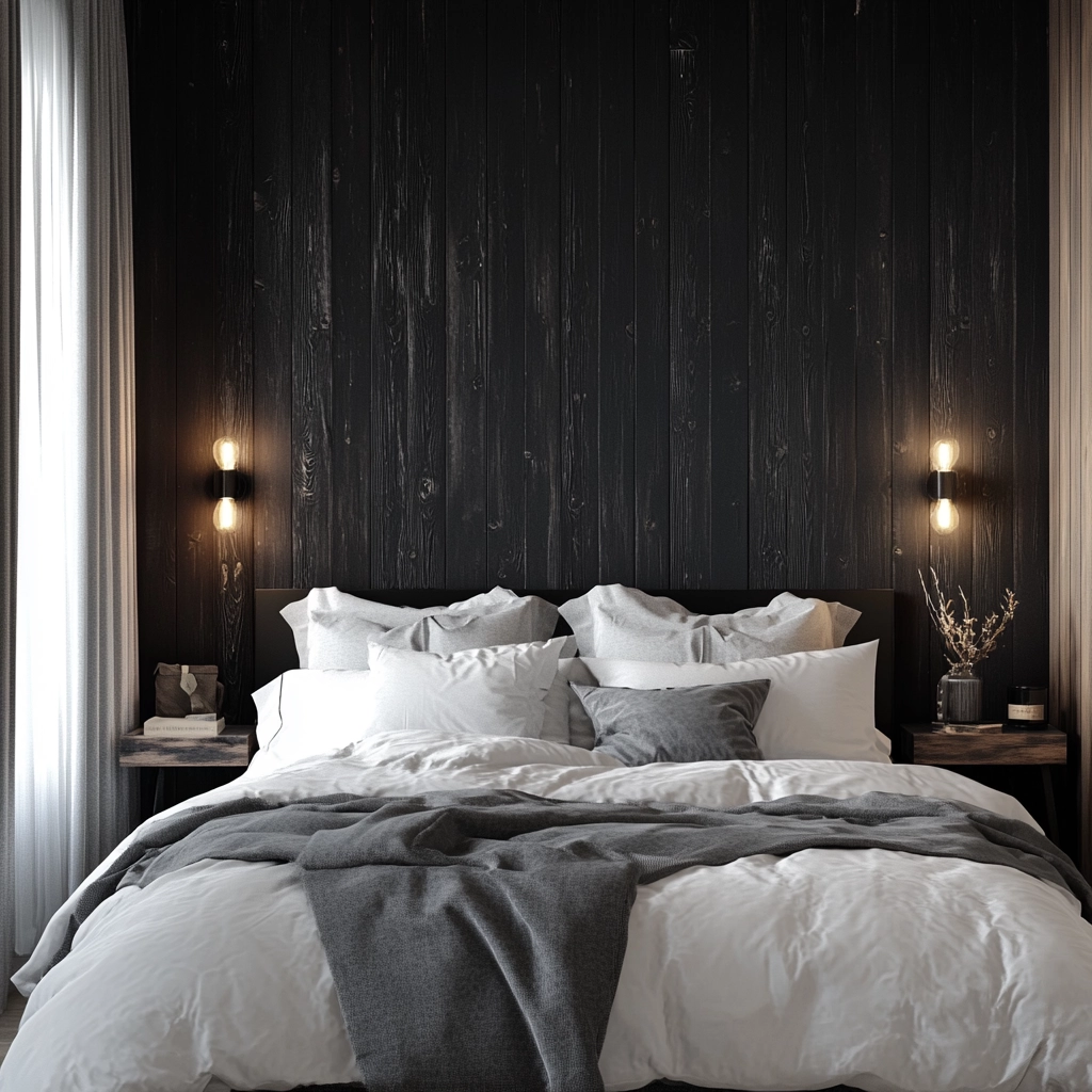 scandinavian farmhouse bedroom 25