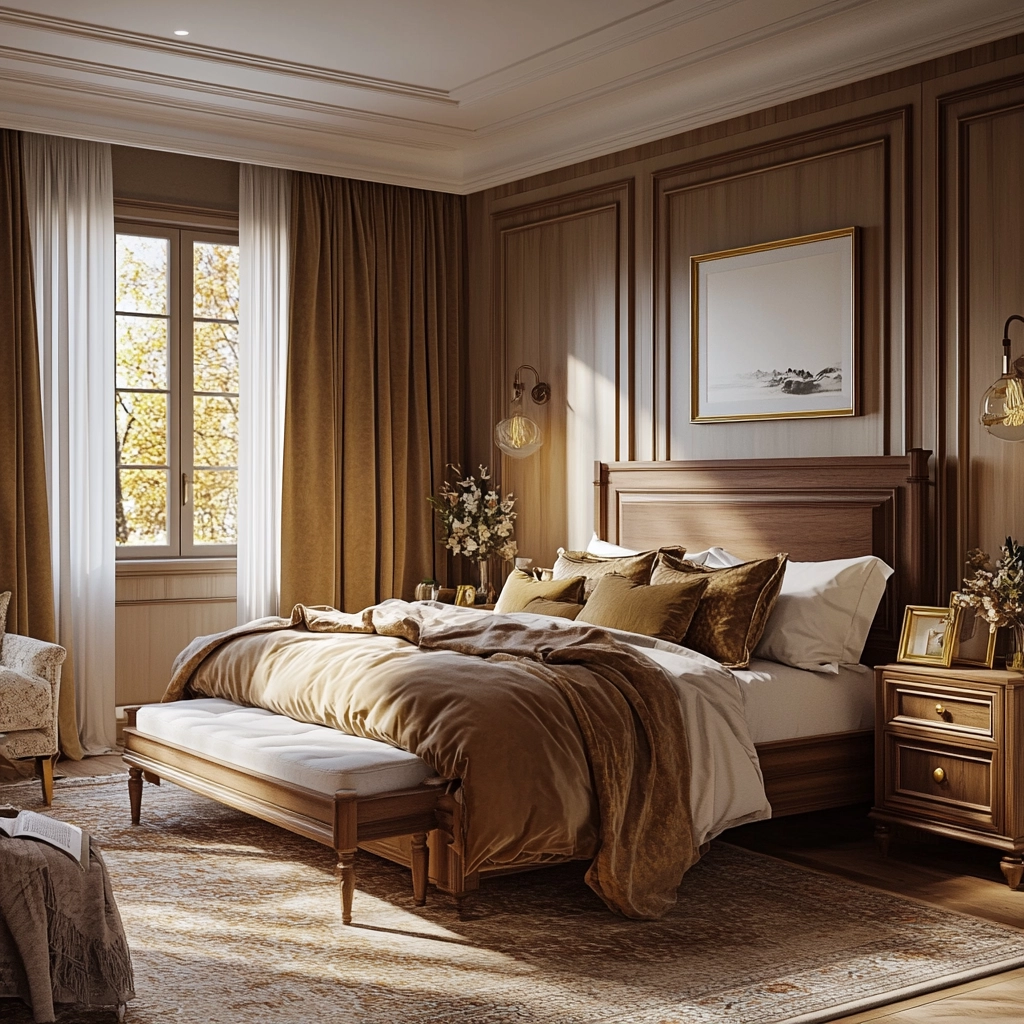 scandinavian farmhouse bedroom 36