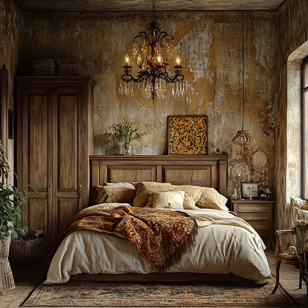 scandinavian farmhouse bedroom 38