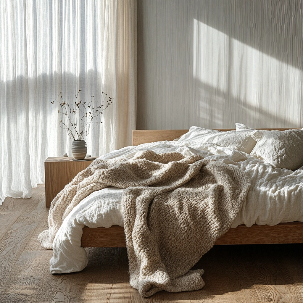 scandinavian farmhouse bedroom 4
