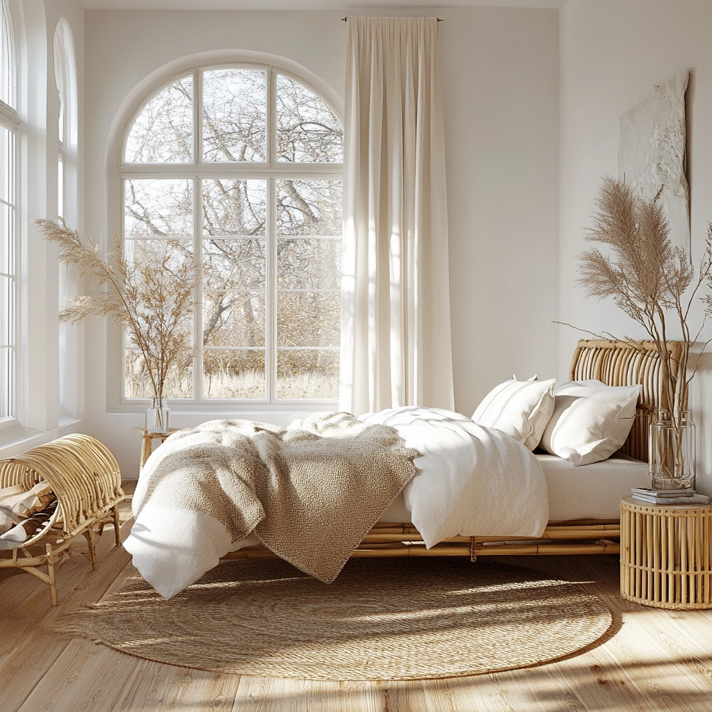 scandinavian farmhouse bedroom 41