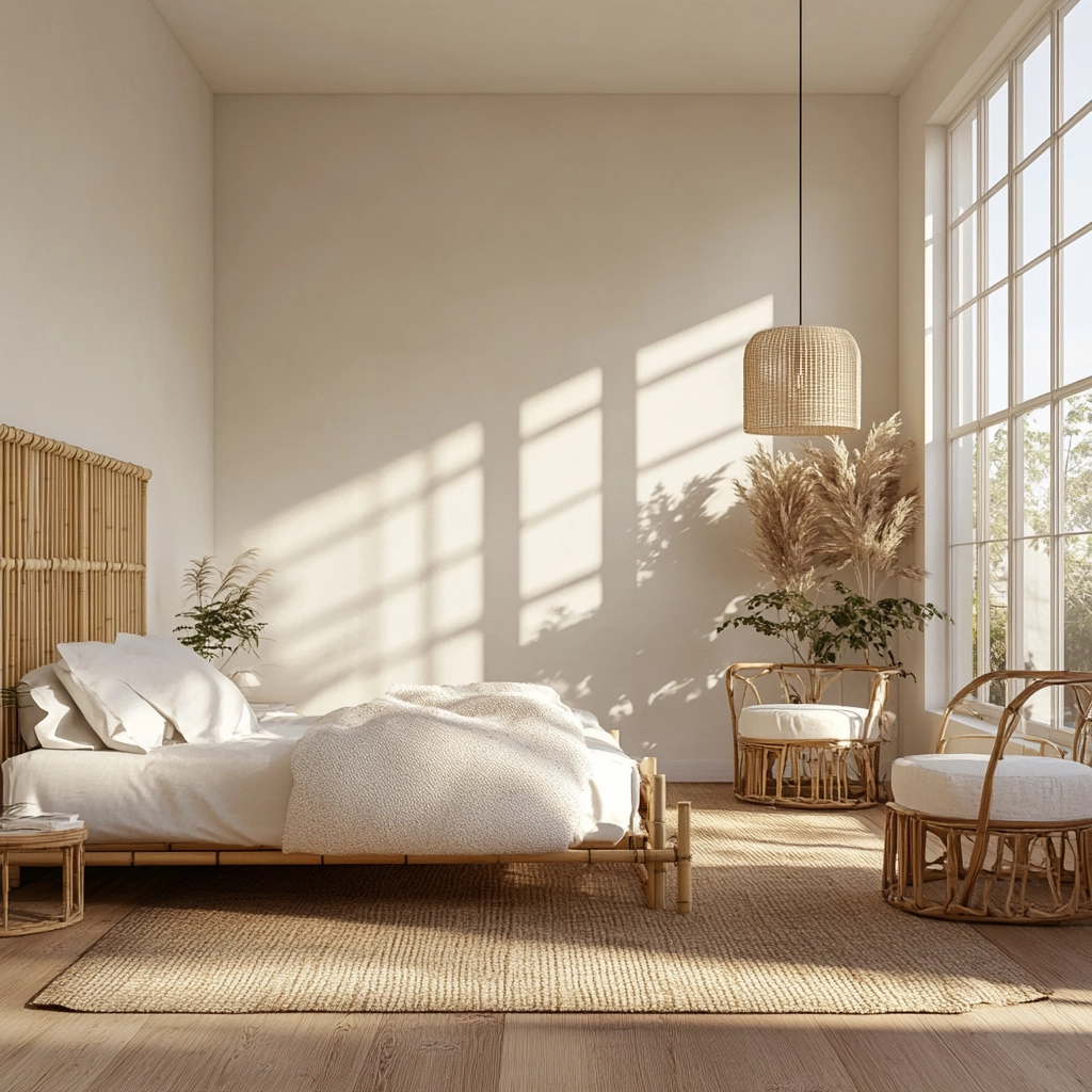 scandinavian farmhouse bedroom 44