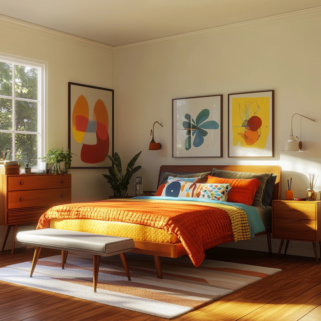 scandinavian farmhouse bedroom 47