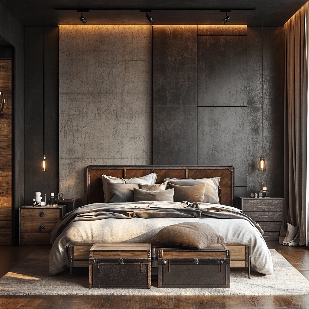 scandinavian farmhouse bedroom 50