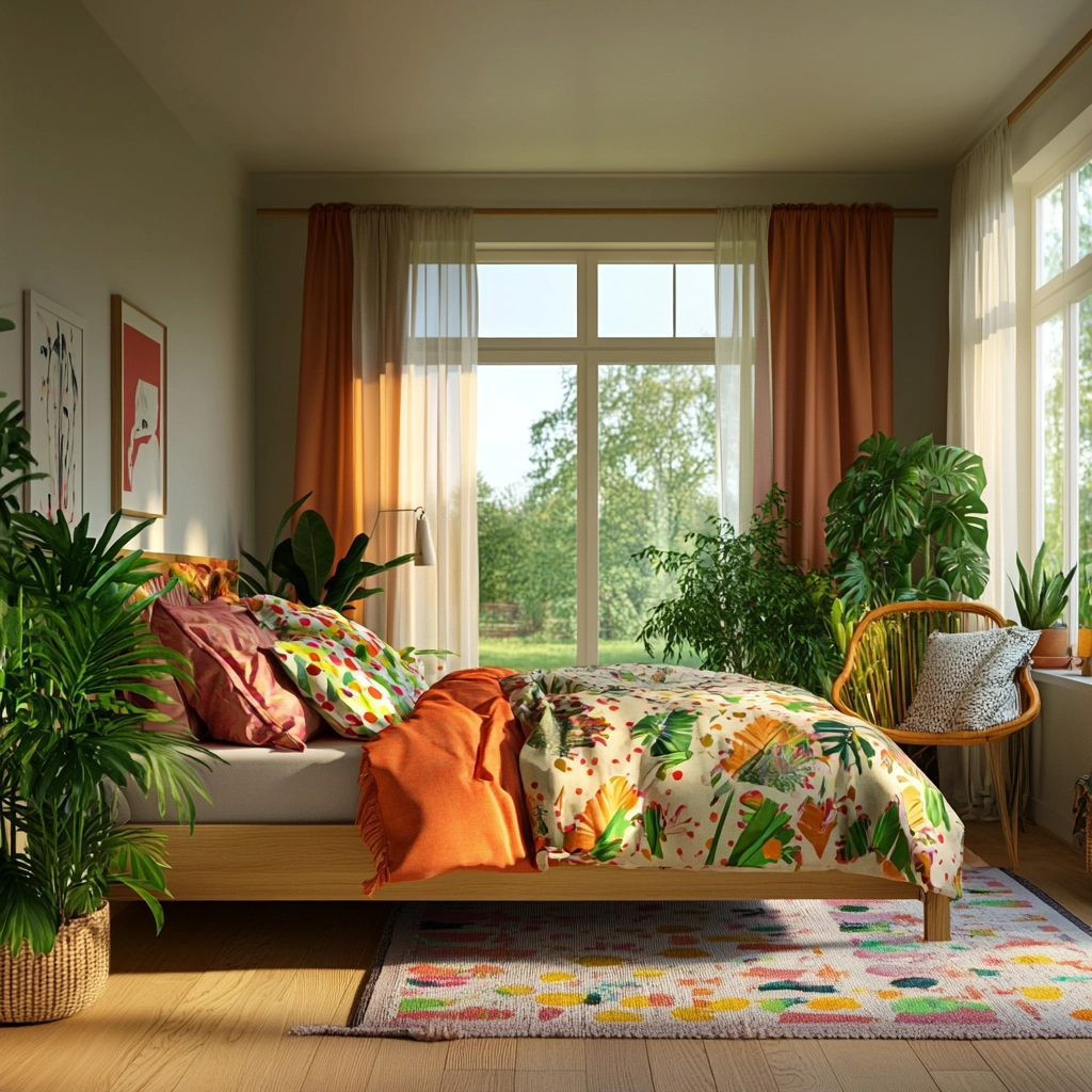 scandinavian farmhouse bedroom 53