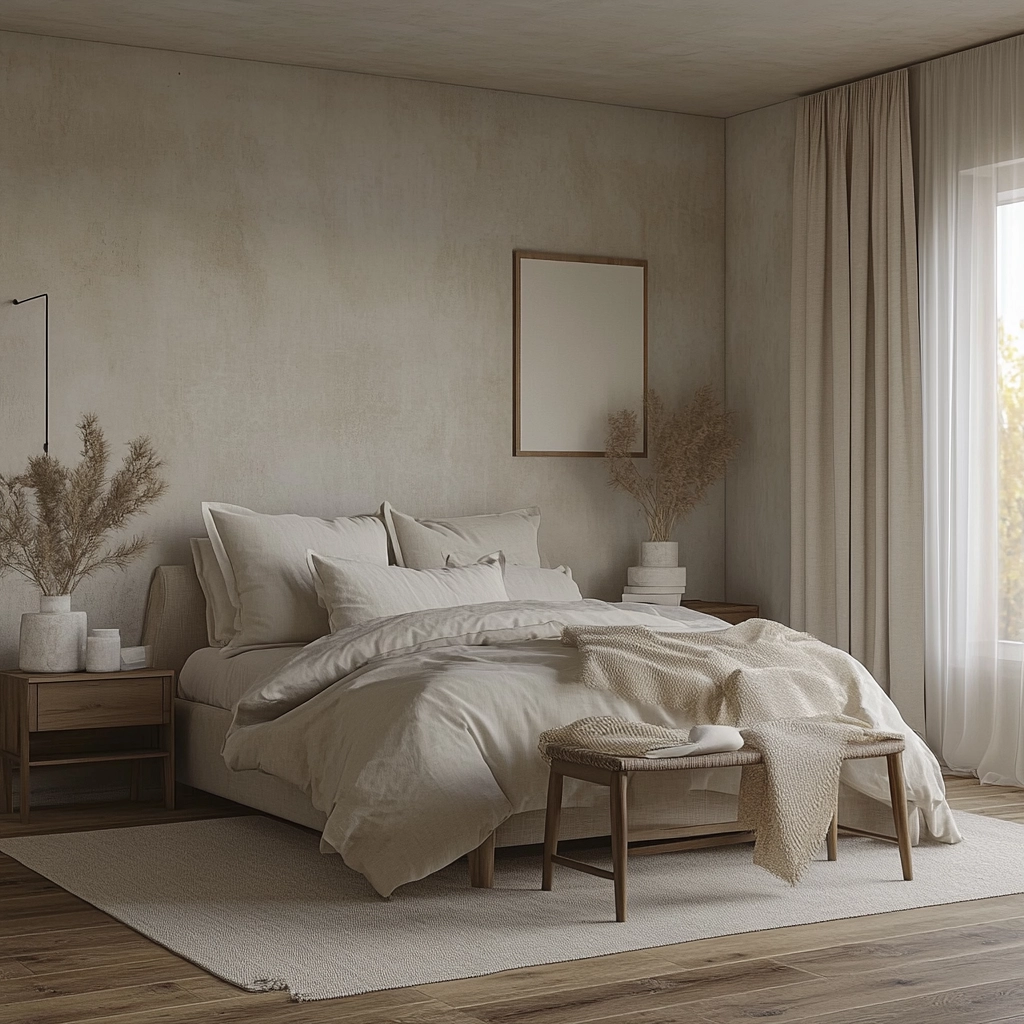 scandinavian farmhouse bedroom 58