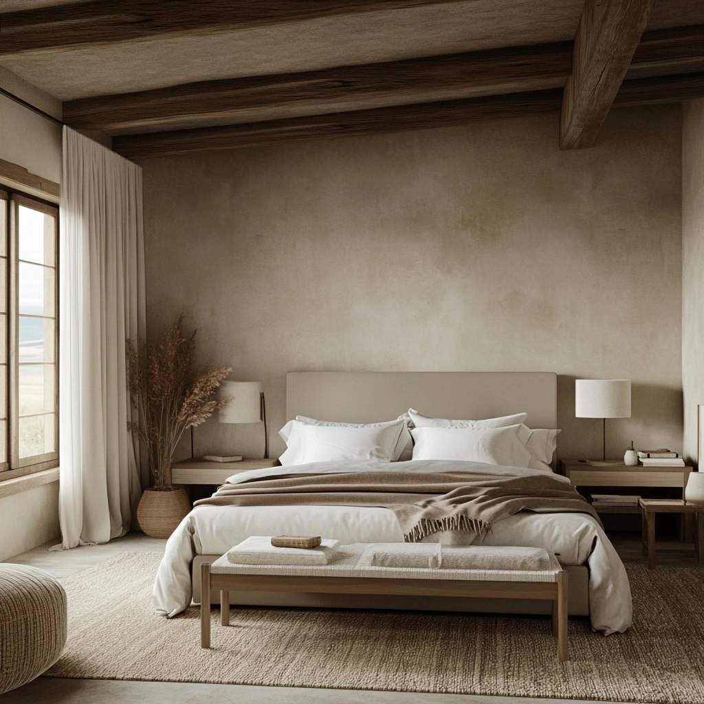 scandinavian farmhouse bedroom 59