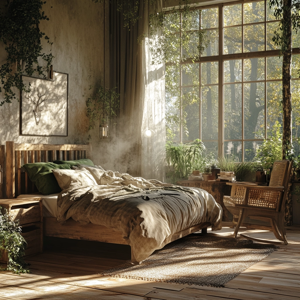 scandinavian farmhouse bedroom 62