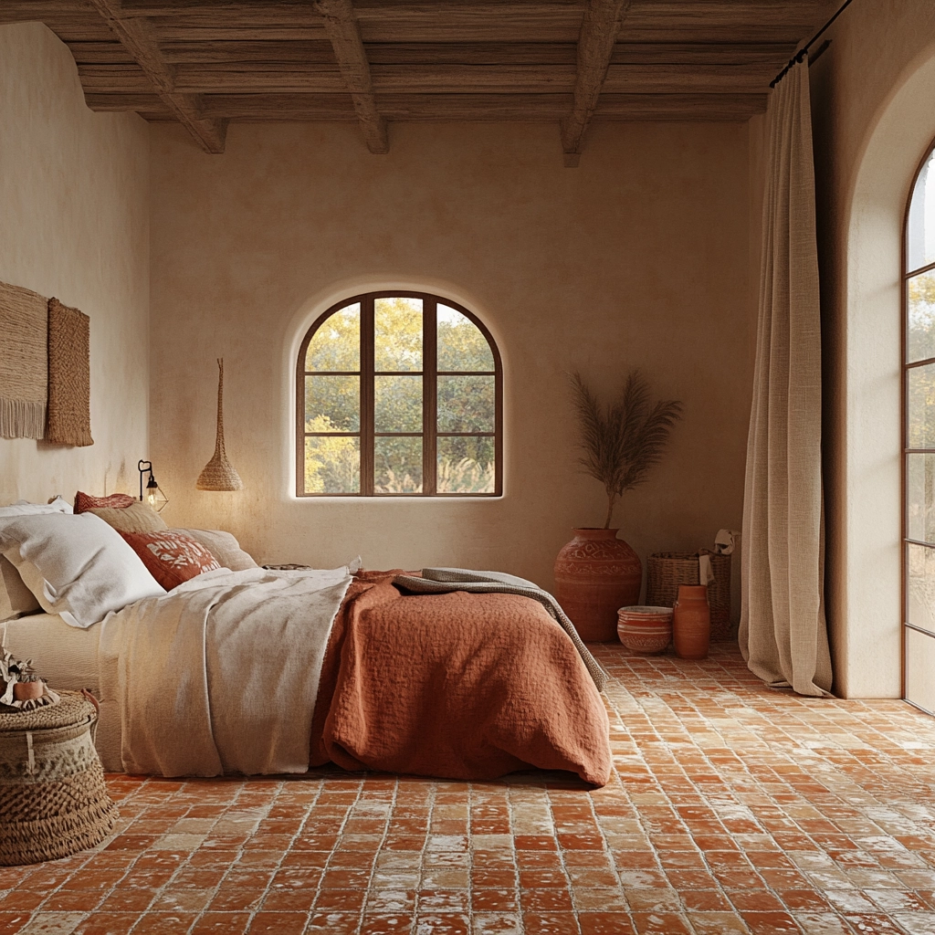 scandinavian farmhouse bedroom 73
