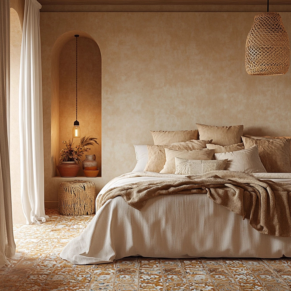 scandinavian farmhouse bedroom 74