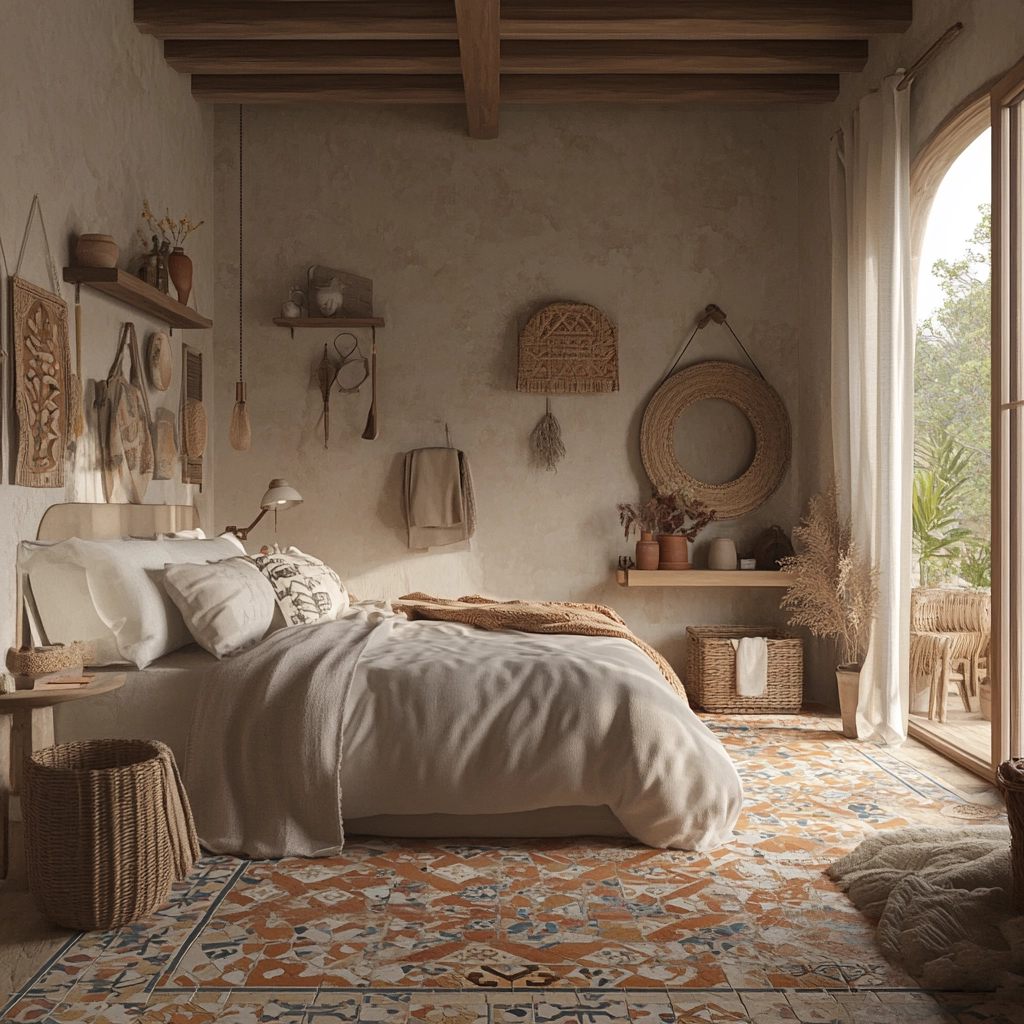scandinavian farmhouse bedroom 76