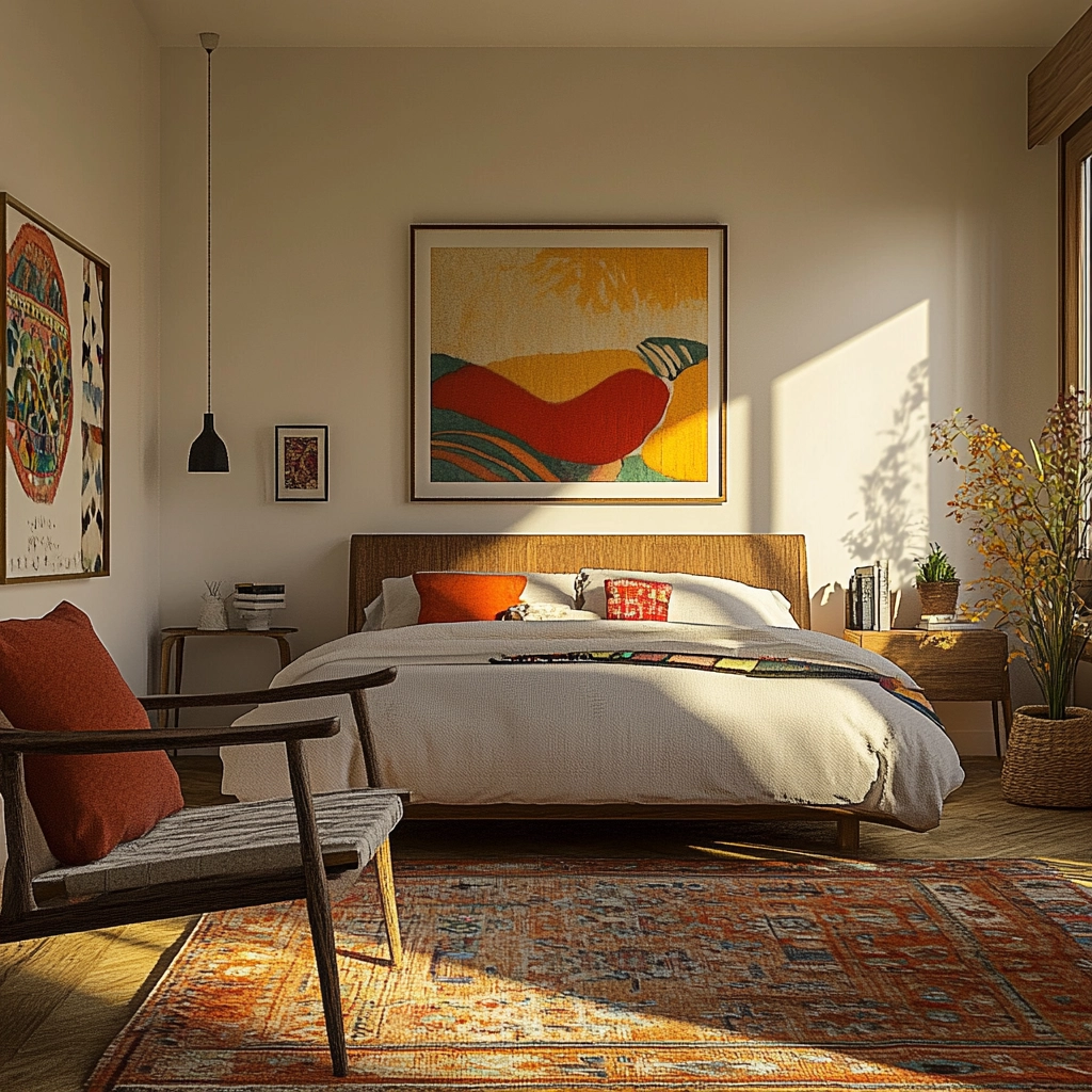 scandinavian farmhouse bedroom 78