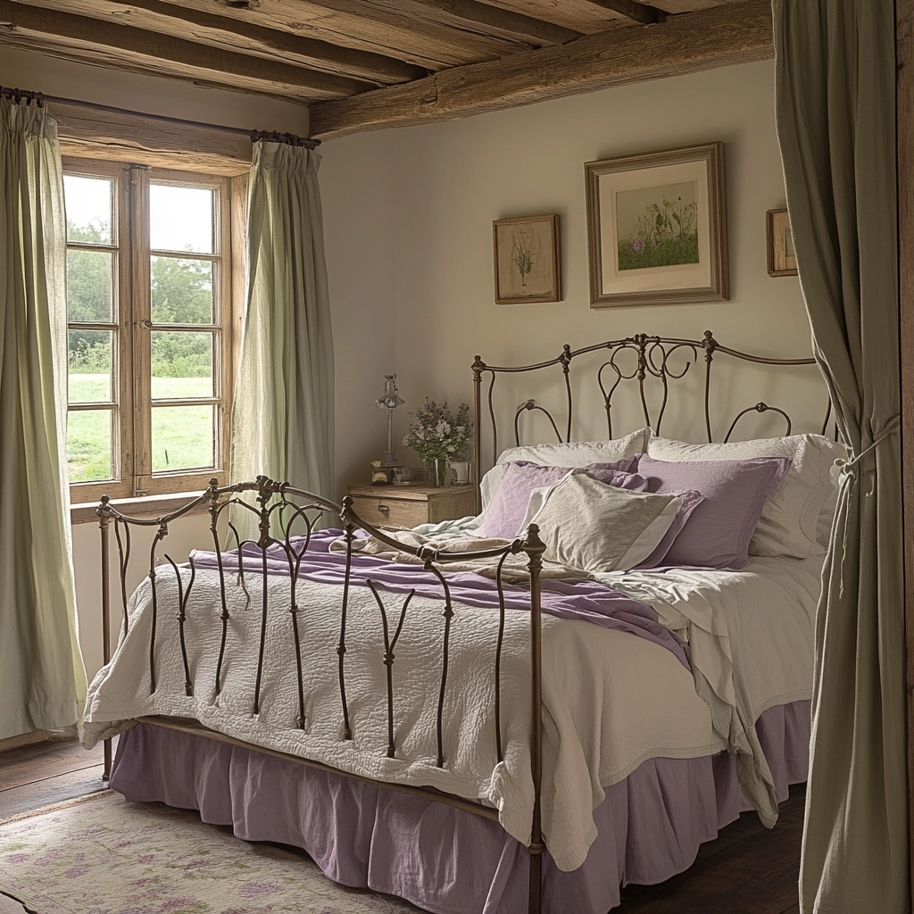 simple farmhouse bedroom 39