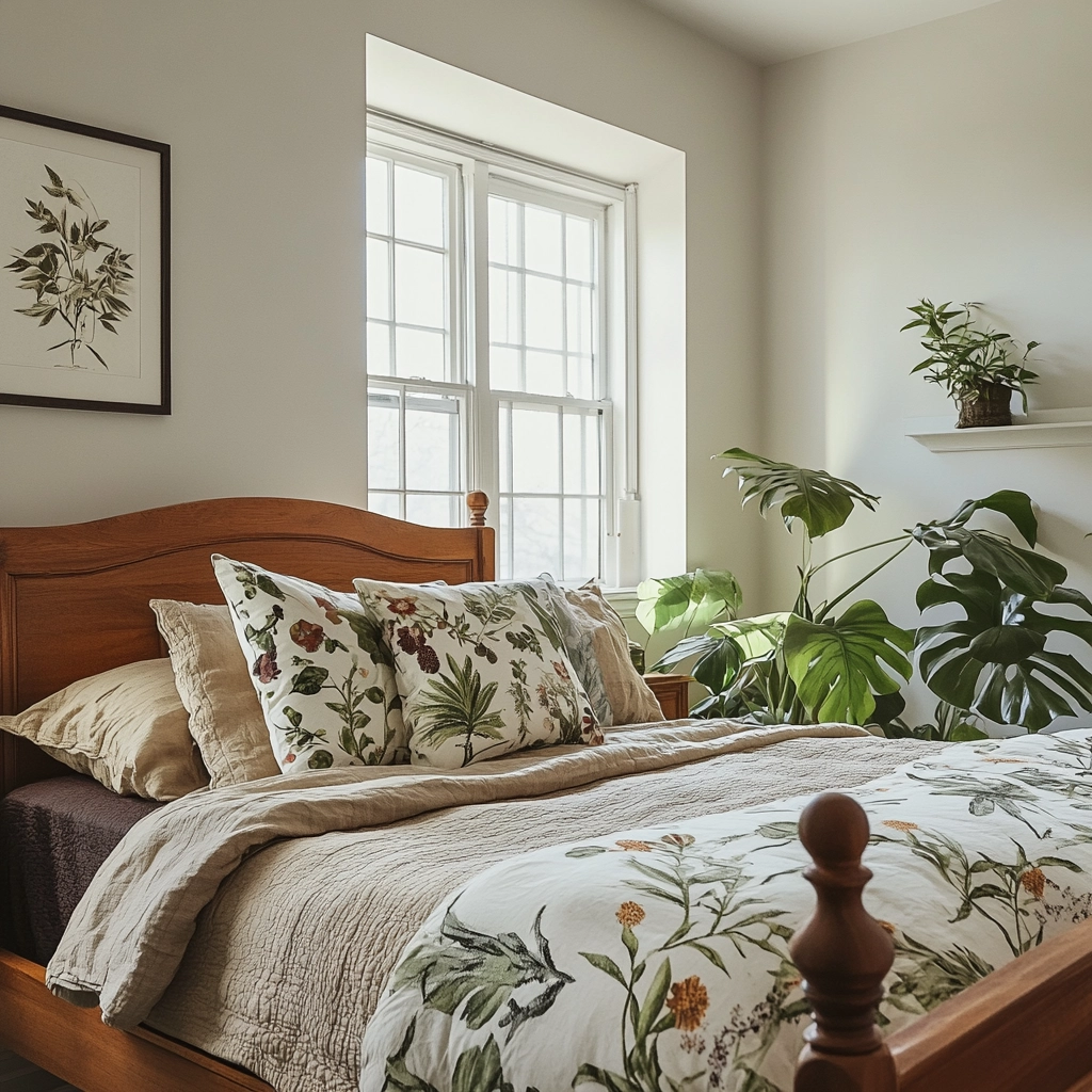 simple farmhouse bedroom 49