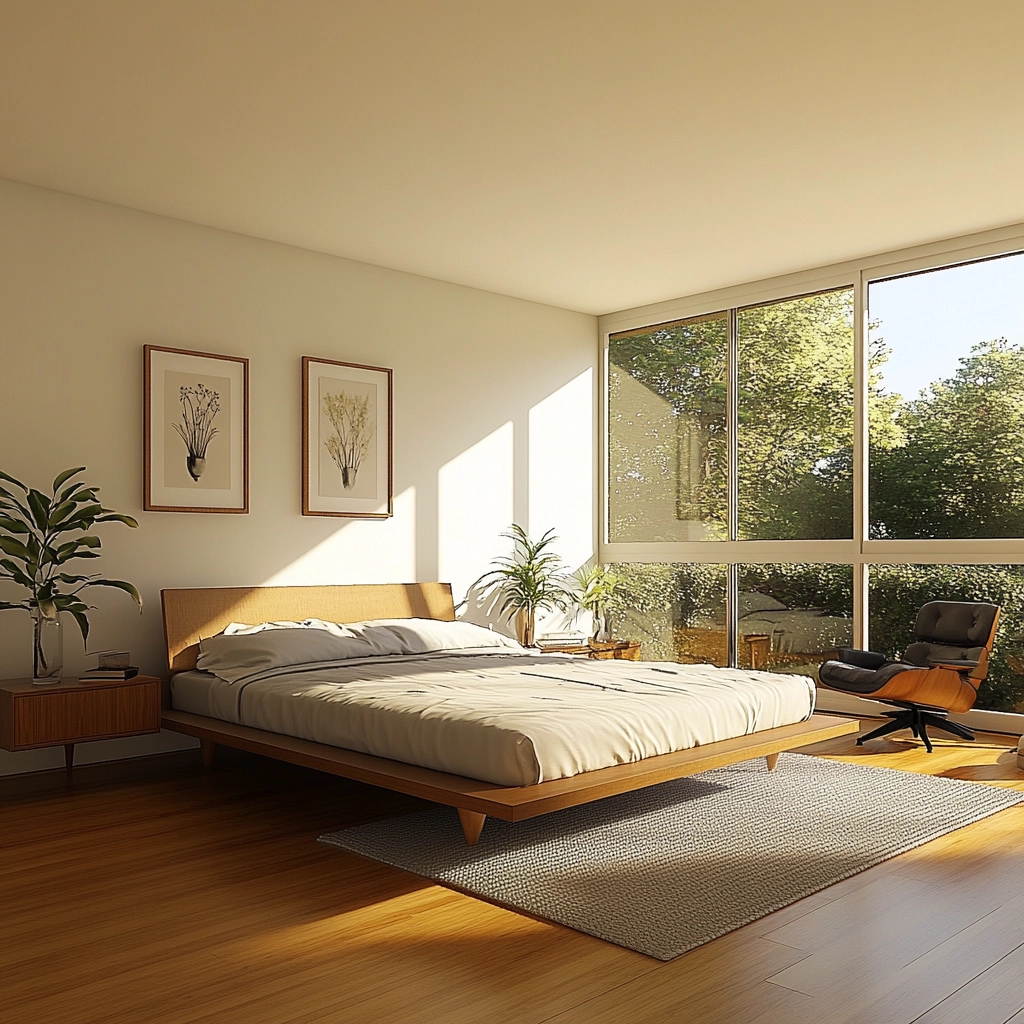 simple farmhouse bedroom 55