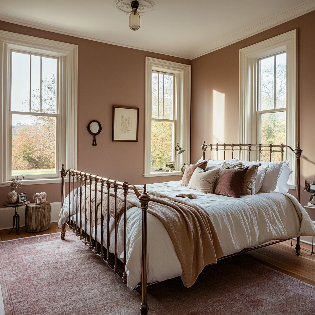 simple farmhouse bedroom 73