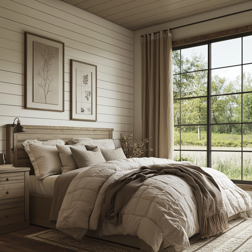 small farmhouse bedroom ideas 41