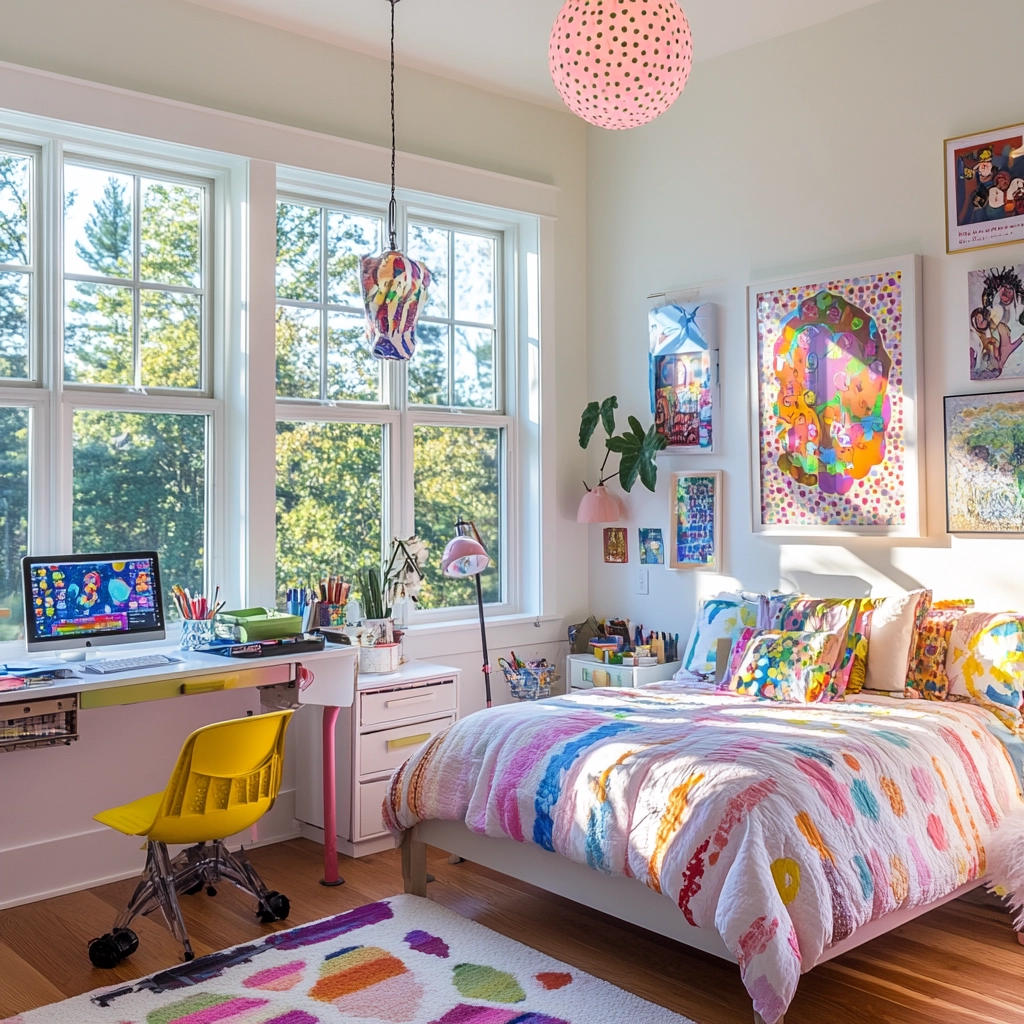 teen farmhouse bedroom girl 75
