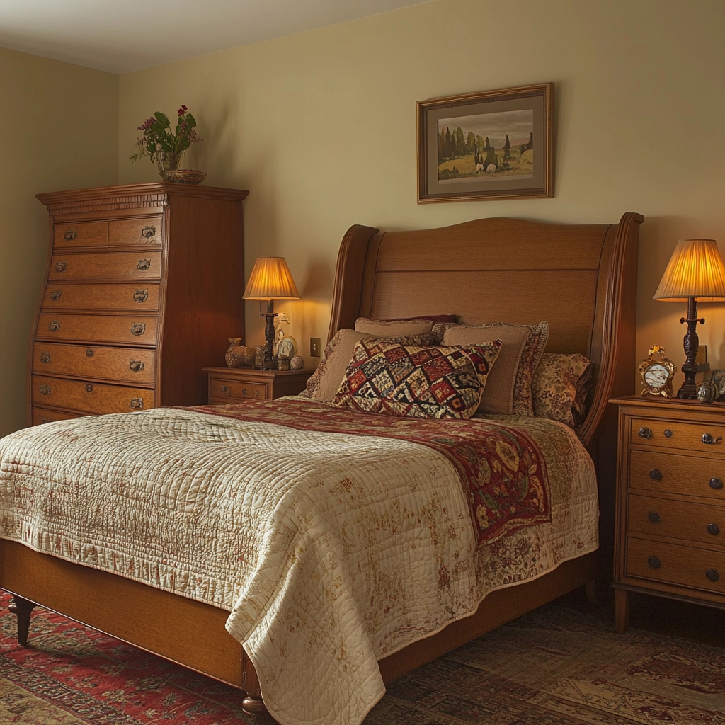 traditional farmhouse bedroom 15