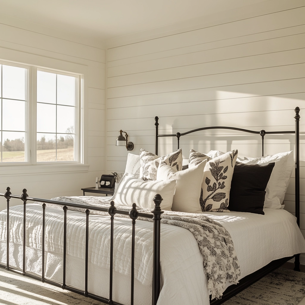 traditional farmhouse bedroom 21