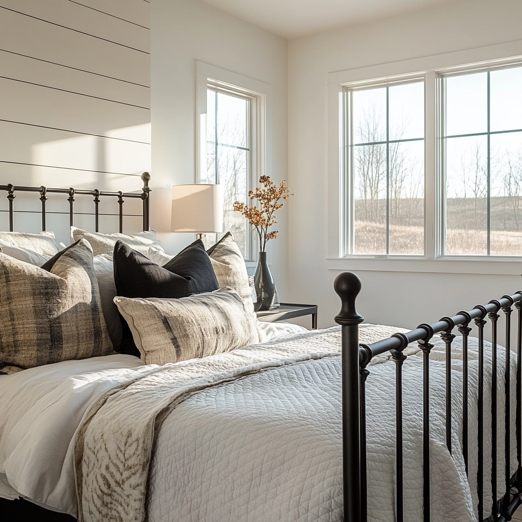 traditional farmhouse bedroom 23