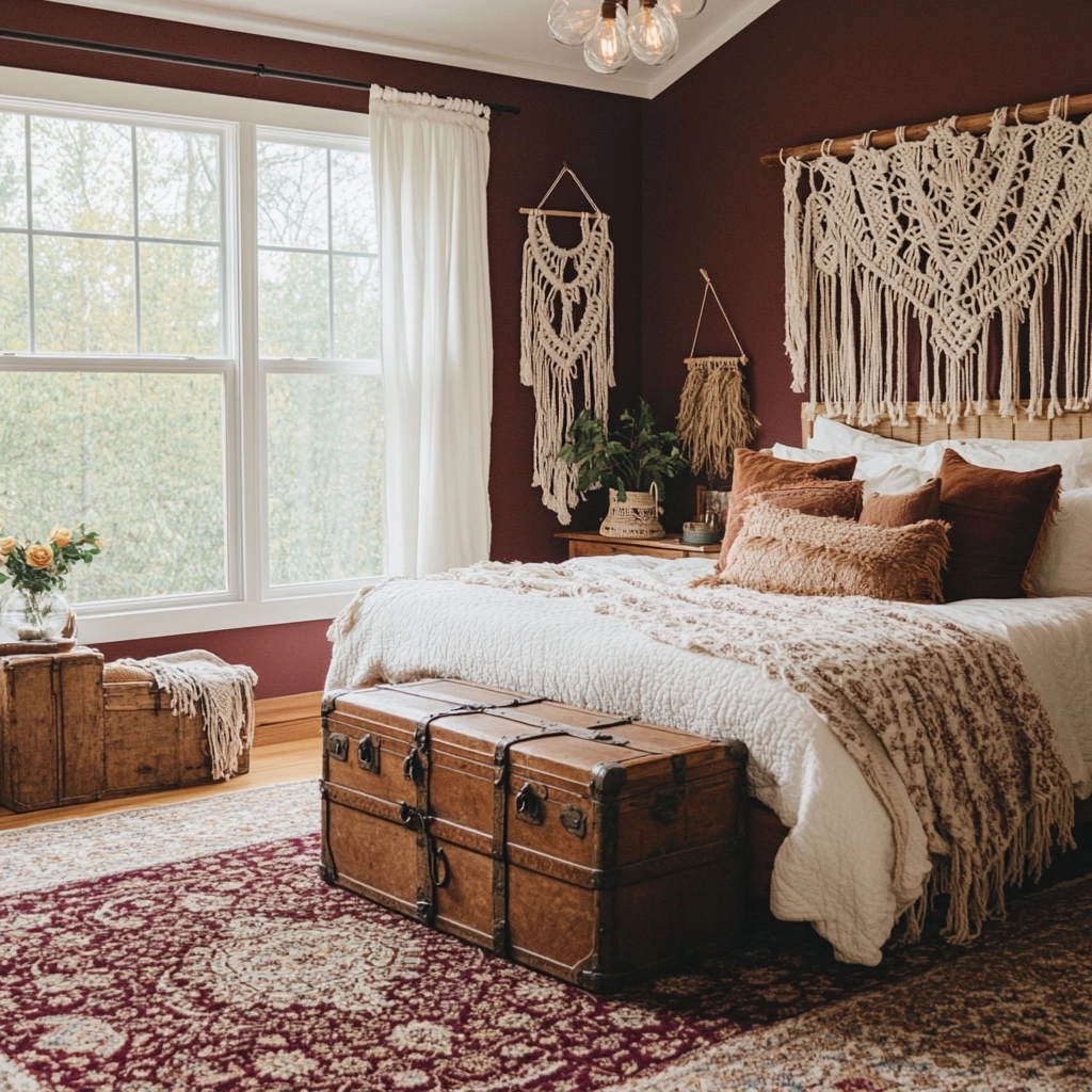 traditional farmhouse bedroom 25