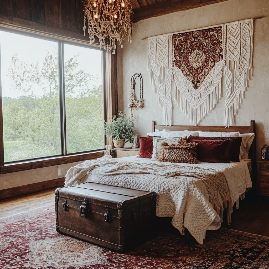traditional farmhouse bedroom 28