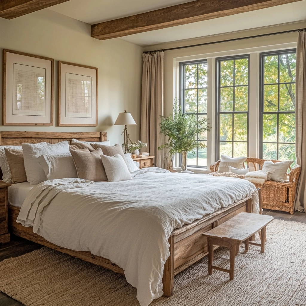 traditional farmhouse bedroom 3
