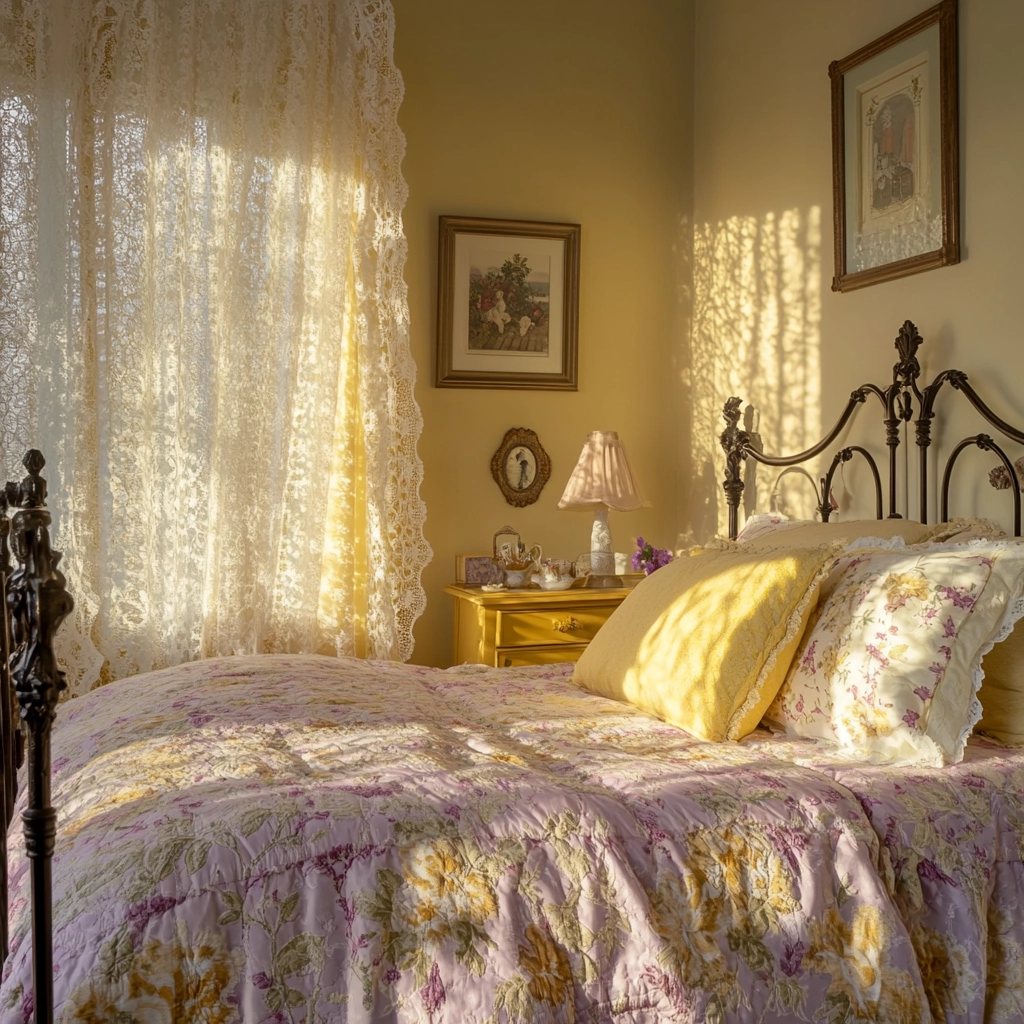 traditional farmhouse bedroom 32