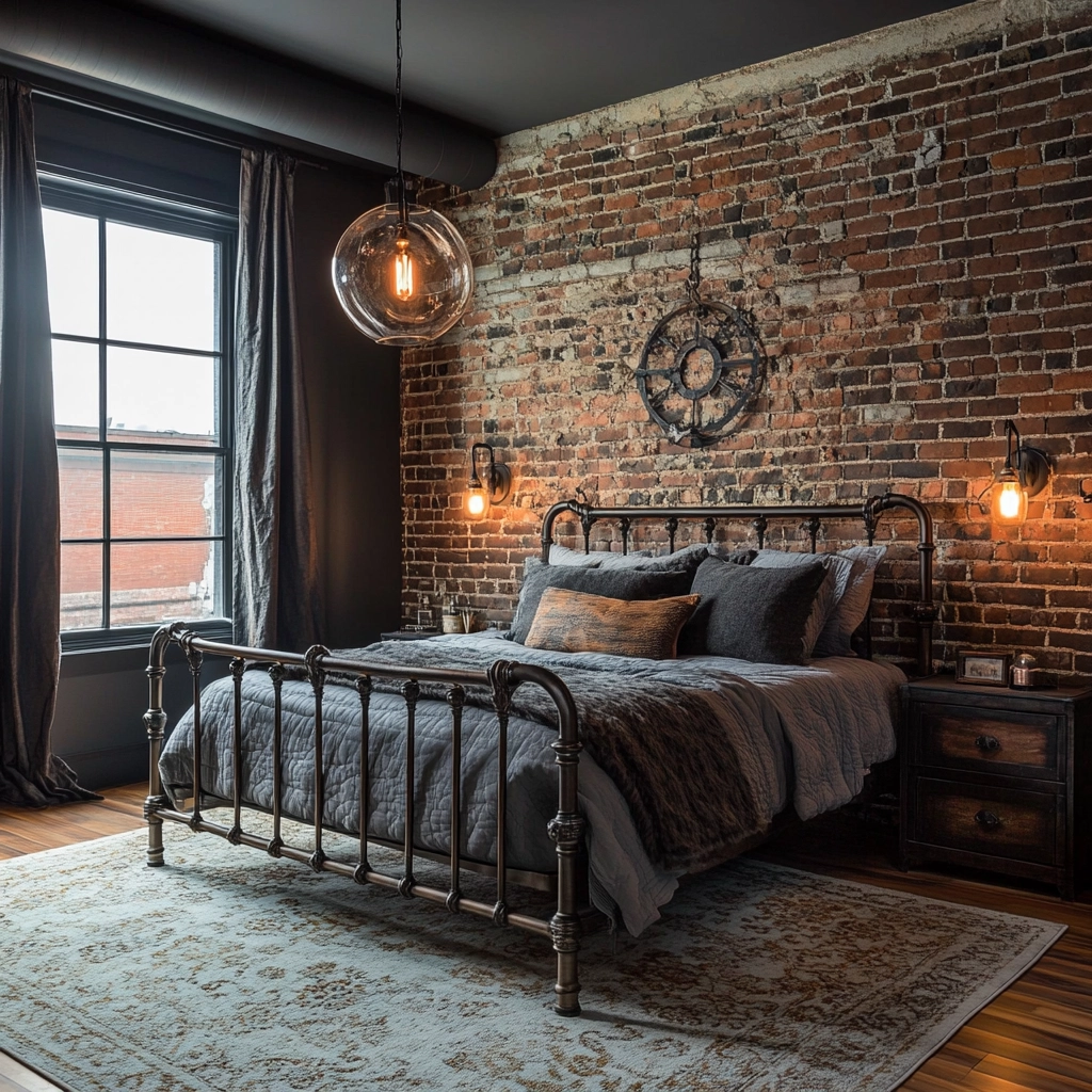 traditional farmhouse bedroom 42