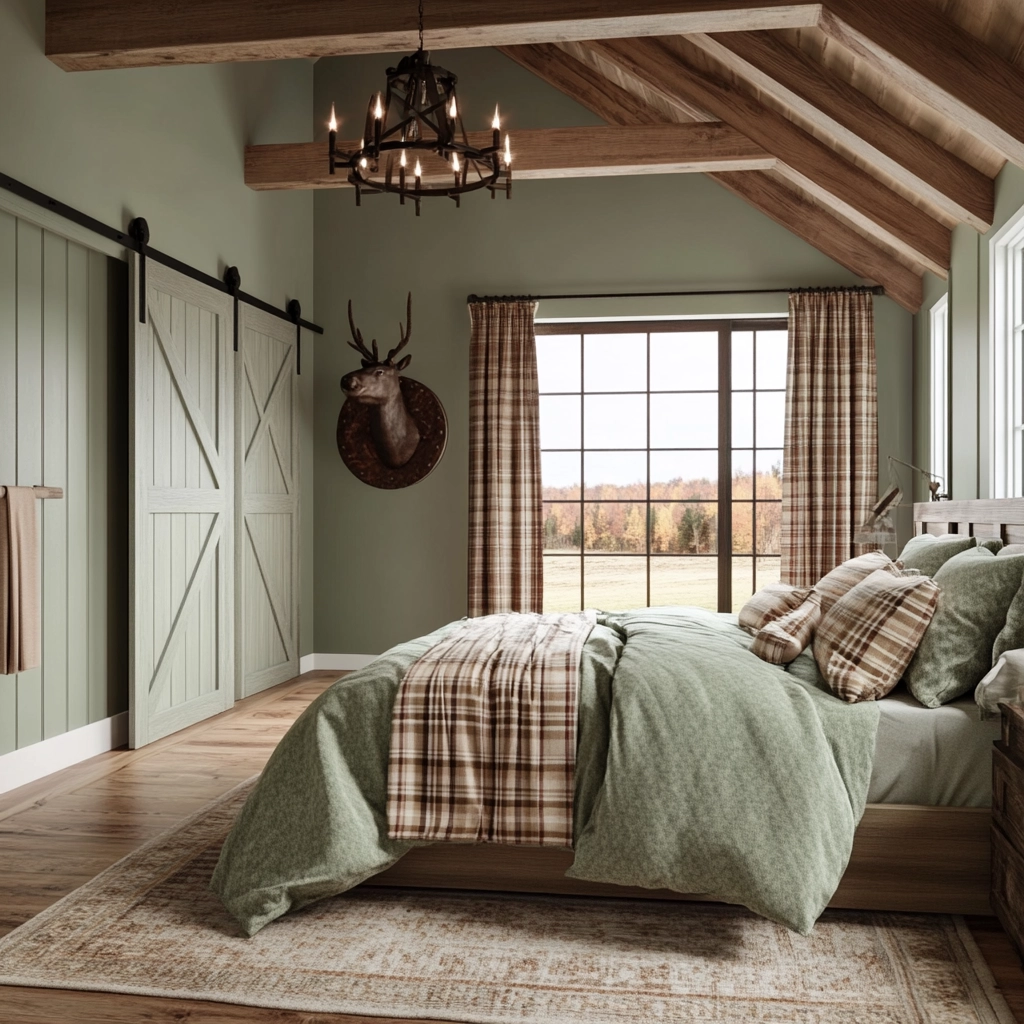 traditional farmhouse bedroom 47