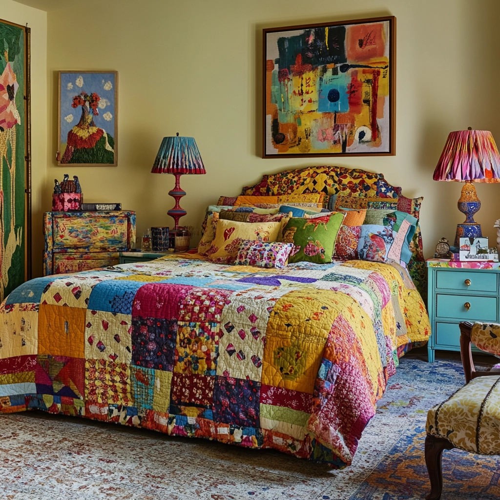traditional farmhouse bedroom 51