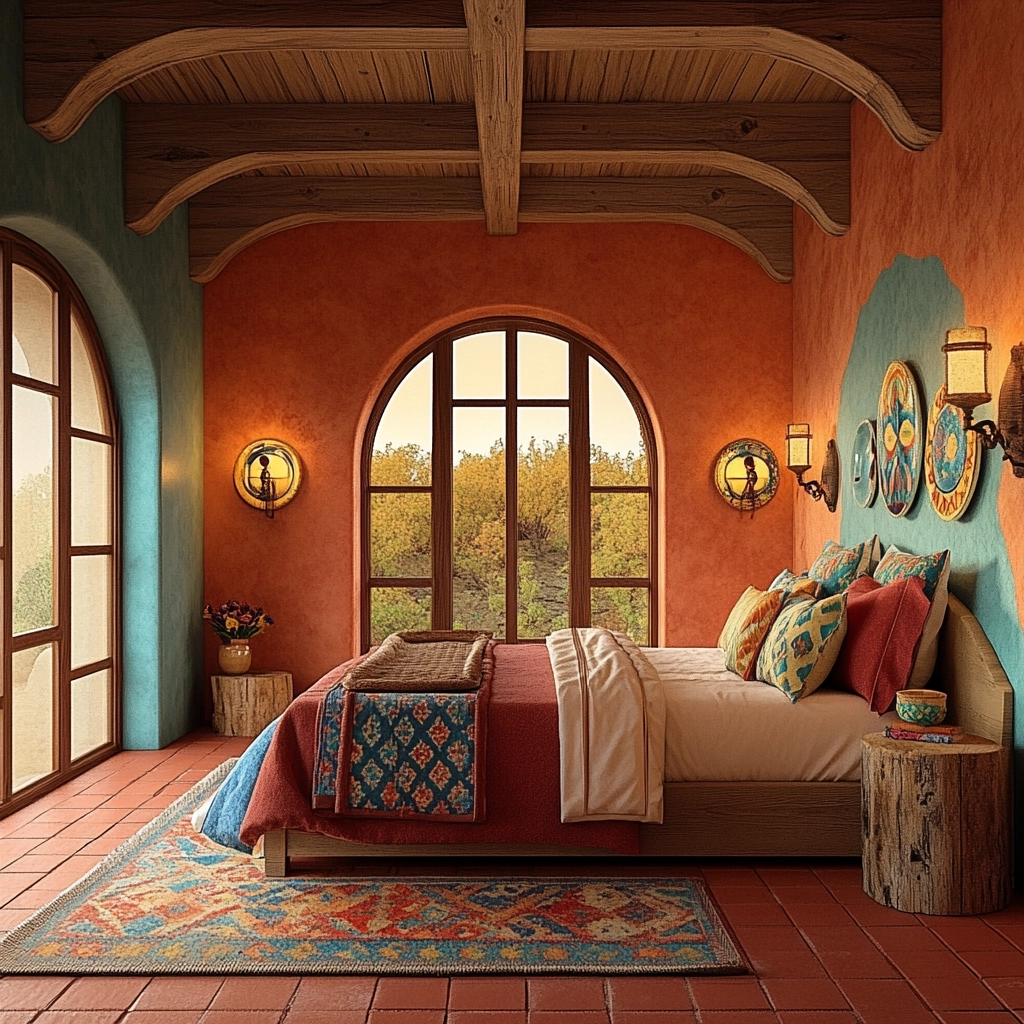 traditional farmhouse bedroom 53