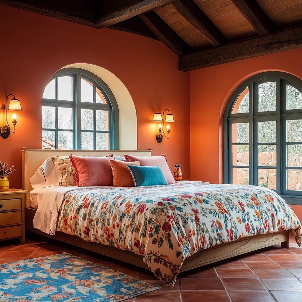 traditional farmhouse bedroom 54