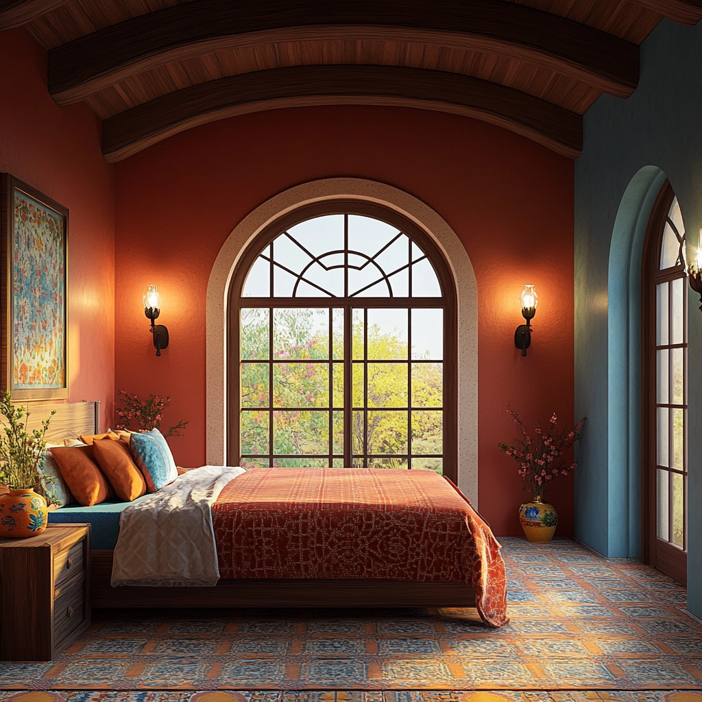 traditional farmhouse bedroom 55