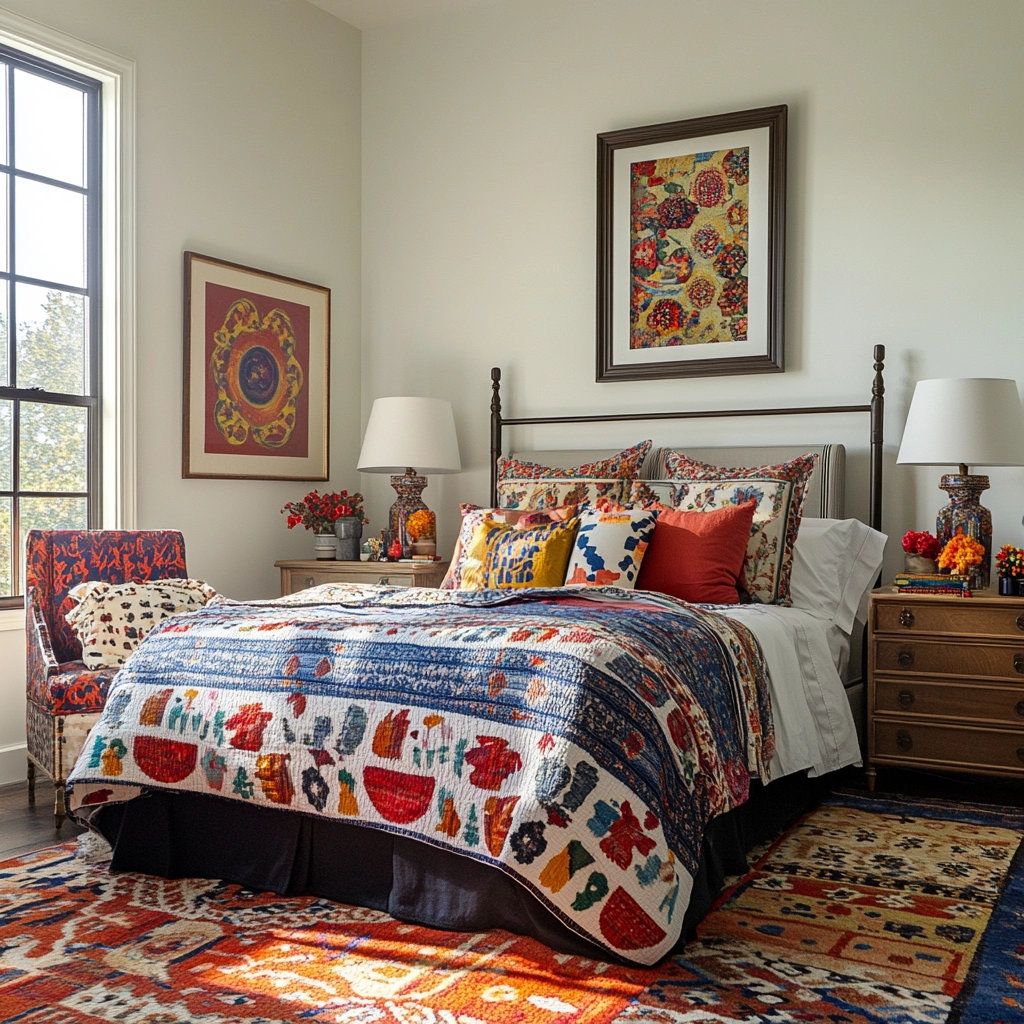 traditional farmhouse bedroom 70