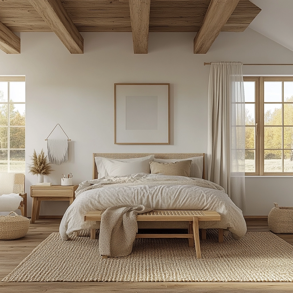 traditional farmhouse bedroom 9