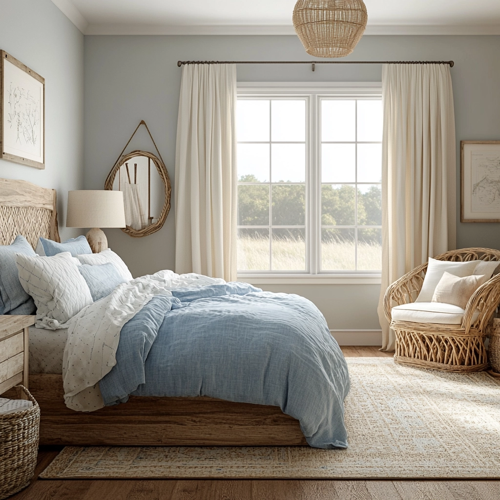 vintage farmhouse bedroom 15
