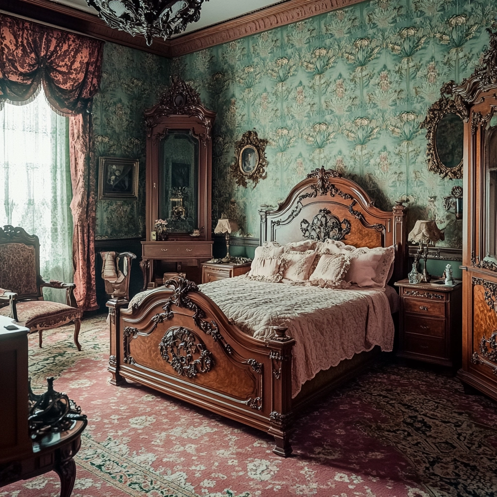 vintage farmhouse bedroom 20