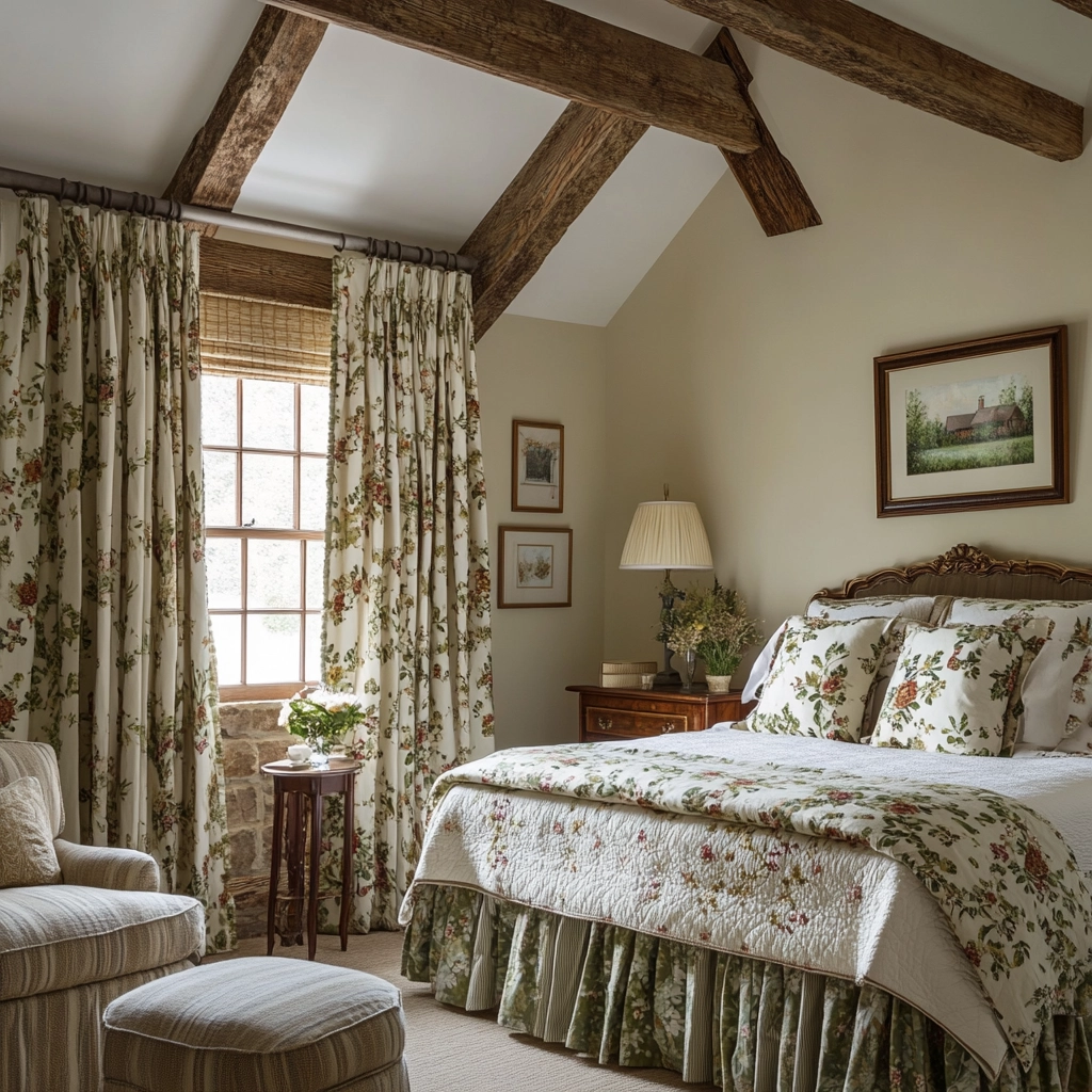 vintage farmhouse bedroom 29