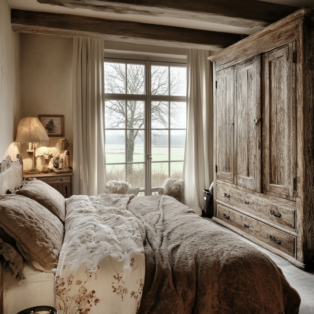 vintage farmhouse bedroom 77