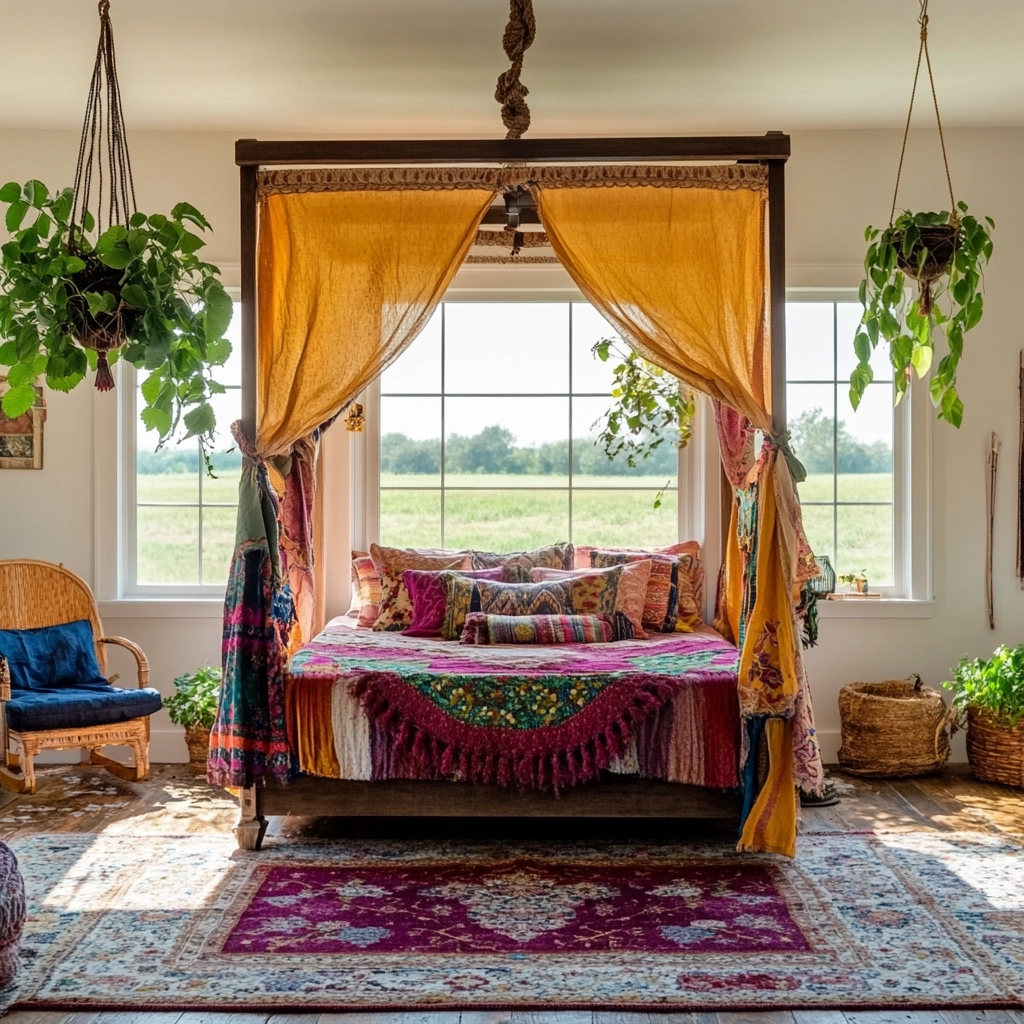 vintage farmhouse bedroom decor 10