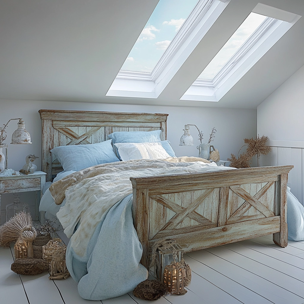 vintage farmhouse bedroom decor 16