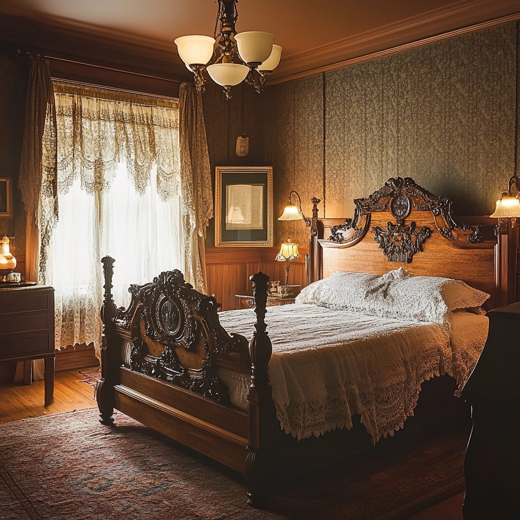 vintage farmhouse bedroom decor 19