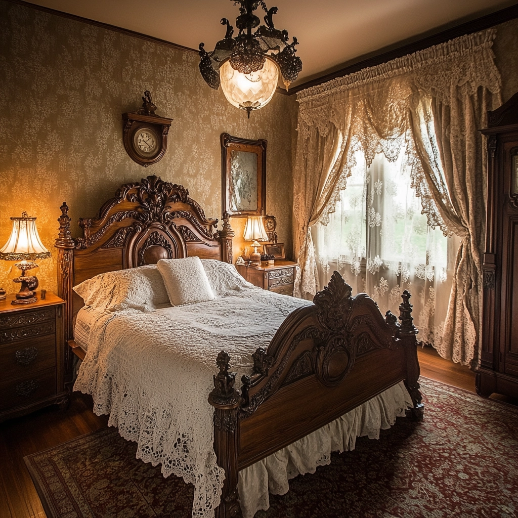 vintage farmhouse bedroom decor 20
