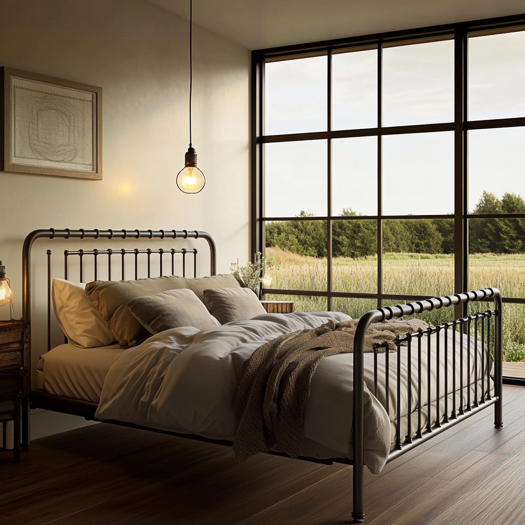 vintage farmhouse bedroom decor 22